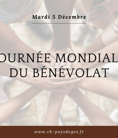 Journée mondiale du bénévolat - Centre Hospitalier du Pays-de-Gex ...